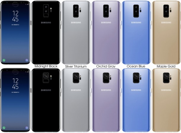Samsung Galaxy S9 renders. Samsung Galaxy S9