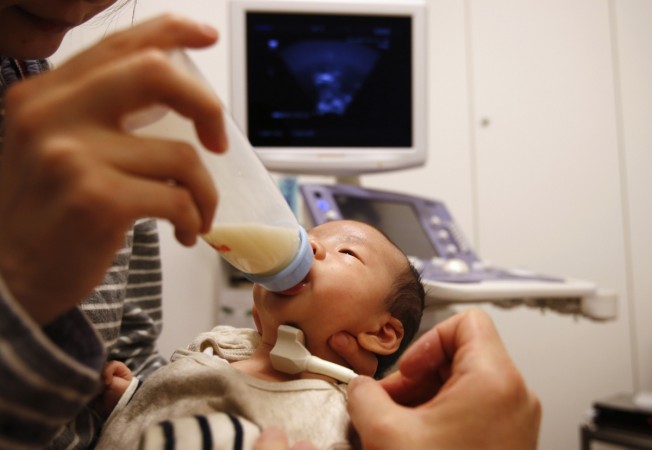Representational image Infants consuming milk
