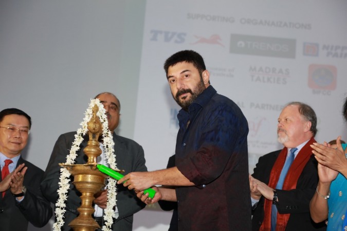 Arvind Swami inaugurates 15th Chennai International Film Festival in Chennai. Arvind Swami at 15th Chennai International Film Festival