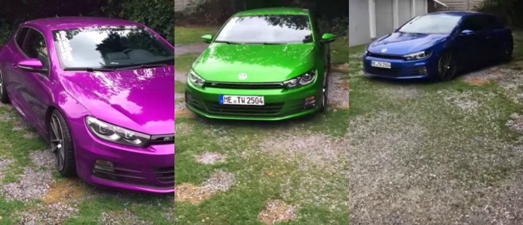 Volkswagen car doesn't change colour Colour changing car
