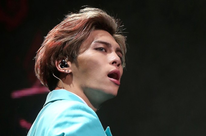 Kim Jong-hyun, the lead singer for South Korea's top boy band Shinee performs Kim Jong-hyun