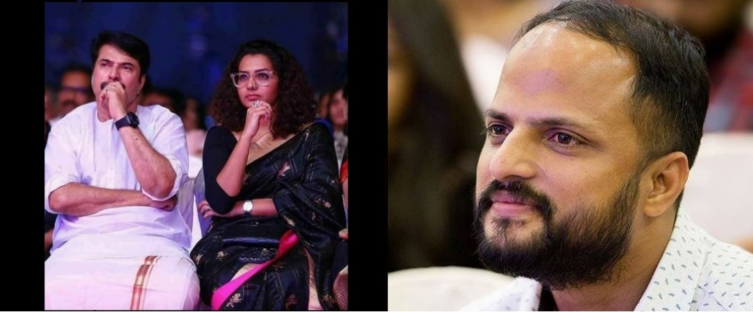 Mammootty, Parvathy and Jude Anthany Joseph Mammootty, Parvathy, Jude Anthany Joseph