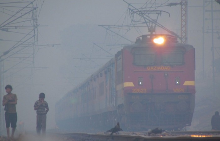 Railway service affected. trains