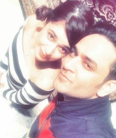 Yuvika Chaudhary and Vikas Gupta Yuvika Chaudhary and Vikas Gupta