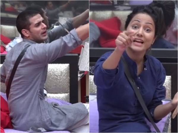 Hina Khan and Priyank Sharma in Bigg Boss 11 Hina Khan and Priyank Sharma