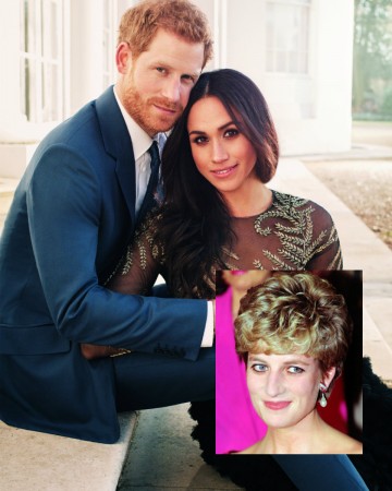 Prince Harry and Meghan Markle's official engagement photo Prince Harry Meghan Markle Princess Diana