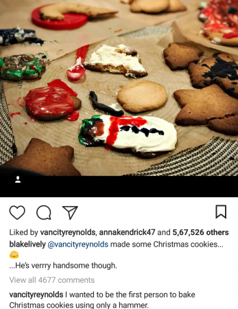 Ryan Reynolds Blake Lively Christmas