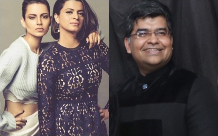 Kangana Ranaut, Rangoli (left) Jitesh Pillaai (right) Kangana Ranaut, Rangoli (left) Jitesh Pillaai (right)