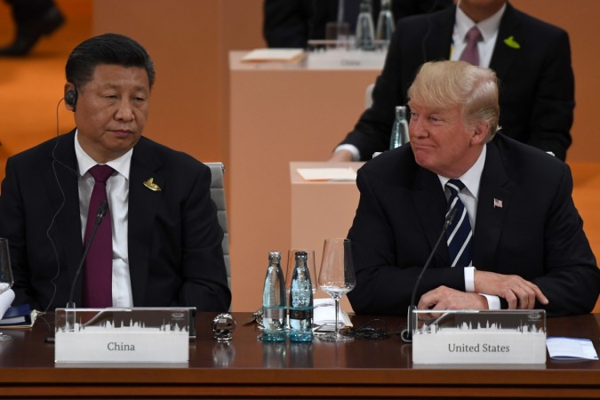 China's President Xi Jinping (L) and US President Donald Trump(R) China, USA, Donald Trump, Xi Jinping
