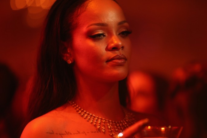 Recording artist Rihanna attends the 2nd Annual Diamond Ball hosted by Rihanna and The Clara Lionel Foundation at The Barker Hanger on December 10, 2015 in Santa Monica, California. Rihanna