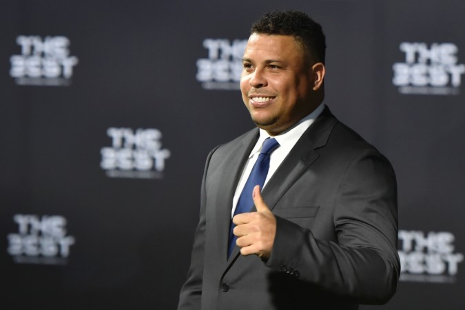 Former Brazilian football player Ronaldo poses as he arrives for The Best FIFA Football Awards ceremony, on January 9, 2017 in Zurich ronaldo brazil