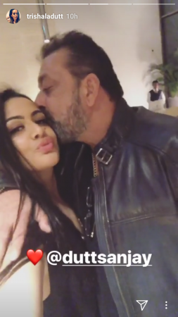 Sanjay Dutt and his daughter Trishala