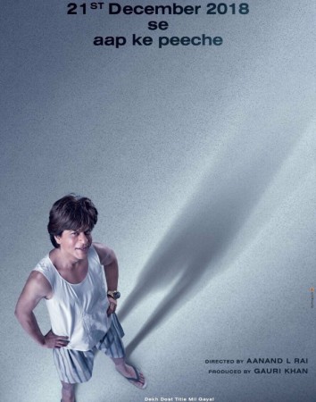 Shah Rukh Khan's Zero movie poster Shah Rukh Khan's Zero movie poster