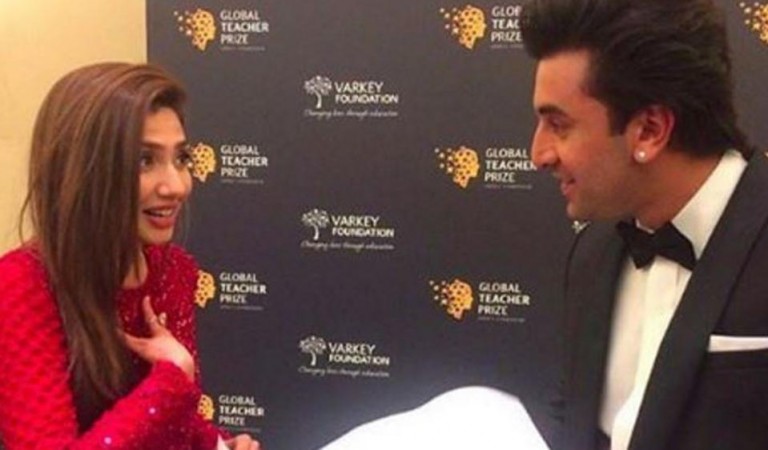 Mahira Khan with Ranbir Kapoor Mahira Khan with Ranbir Kapoor
