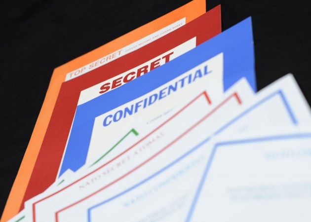 The documents went missing last week. (Representational Image) classified documents