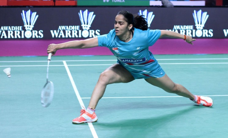 File photo of Saina Nehwal during PBL season 3 Saina Nehwal