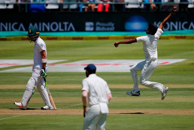 Bumrah (R) made his Test debut on Friday, January 5 in Cape Town Jasprit Bumrah