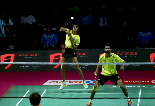 Sindhu paired up with B Sumeeth Reddy for Chennai Smashers on Saturday PV Sindhu