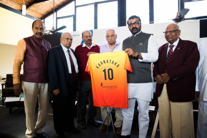 Unveiling of Karnataka State Team Jersey karnataka football