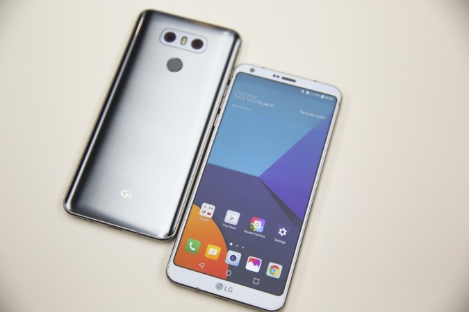 LG’s 2018 flagship phone may not be called the LG G7. In this image, the LG G6 is displayed at the Lenovo stand at the Mobile World Congress in Barcelona, Spain, March 1, 2017. LG G6