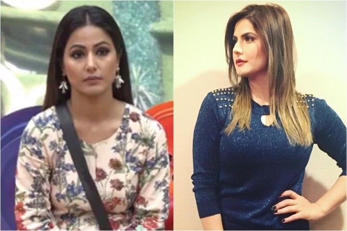 Hina Khan and Zareen Khan Zareen Khan, Hina Khan