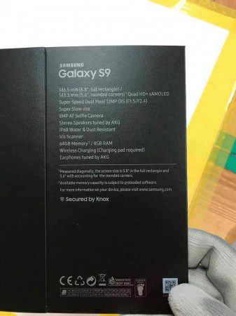 Samsung Galaxy S9 leaked Samsung Galaxy S9 leaked