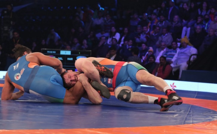 Alborov Aslan (Icon) of Delhi Sultans win against Haryana Hammers Deepak Punia went in vain Pro Wrestling League