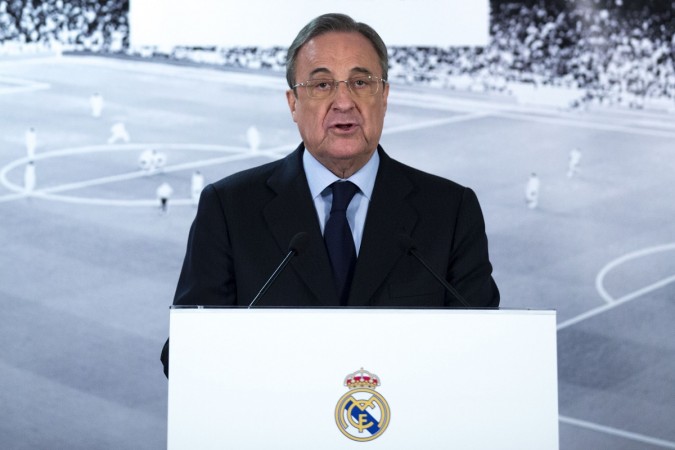 Real Madrid President Florentino Perez real madrid
