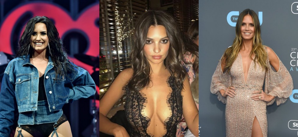 Demi Lovato, Emily Ratajkowski and Heidi Klum Demi Lovato, Emily Ratajkowski and Heidi Klum