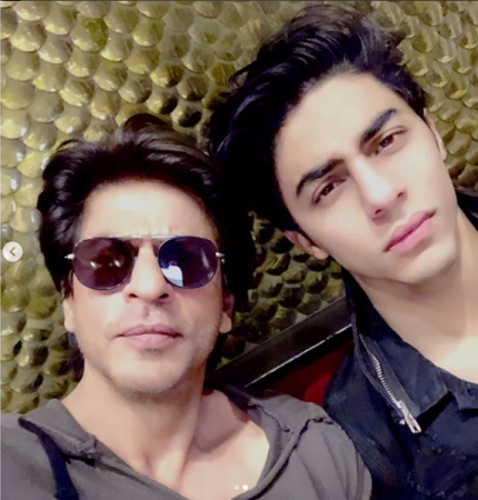 Aryan Khan with father Shah Rukh Khan Aryan Khan