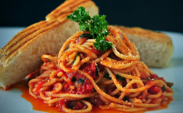 Representational image. pasta and bread
