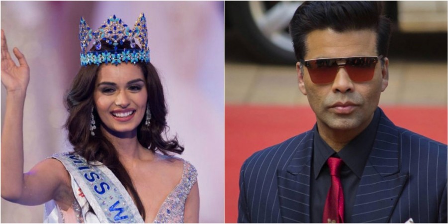 Manushi Chhillar, Karan Johar Manushi Chhillar, Karan Johar