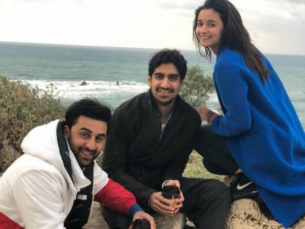 Ranbir Kapoor, Brahmastra director Ayan Mukerji and Alia Bhatt Alia Bhatt, Ranbir Kapoor