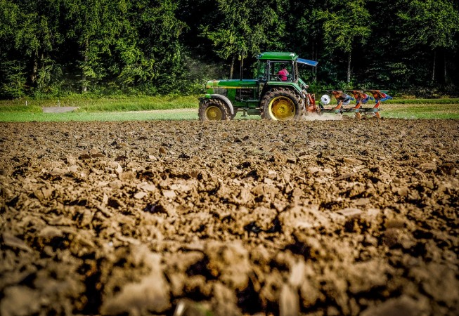 Chandra was using the tractor in a field, when the agents came to seize the vehicle. (Representational Image) tractor