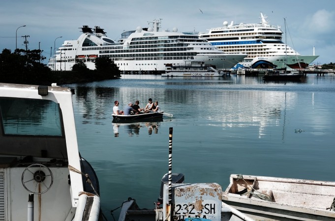 Representational picture: A cruise ship sits in the harbour on December 10, 2017, in St John's, Antiqua. Cruise, Ship