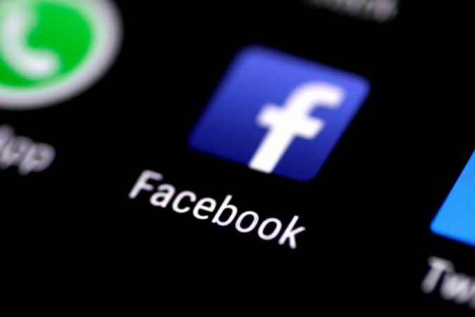 The Facebook application is seen on a phone screen August 3, 2017. Facebook time unit
