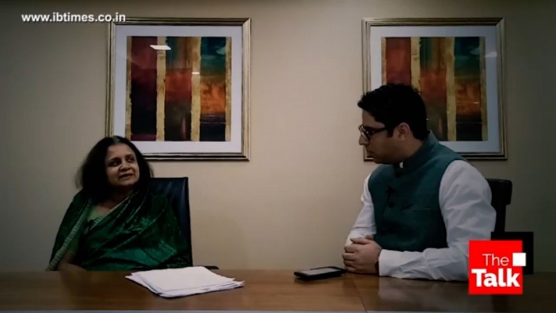 Renuka Vishwanathan, Retired IAS officer & AAP member with Danish Manzoor Renuka Vishwanathan