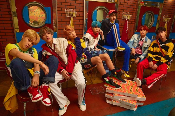 Popular South Korean boy band BTS. BTS