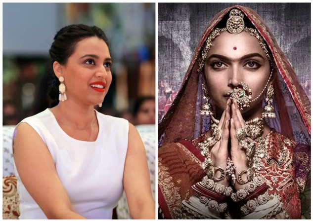 Swara Bhaskar, Padmaavat poster Swara Bhaskar, Padmaavat poster