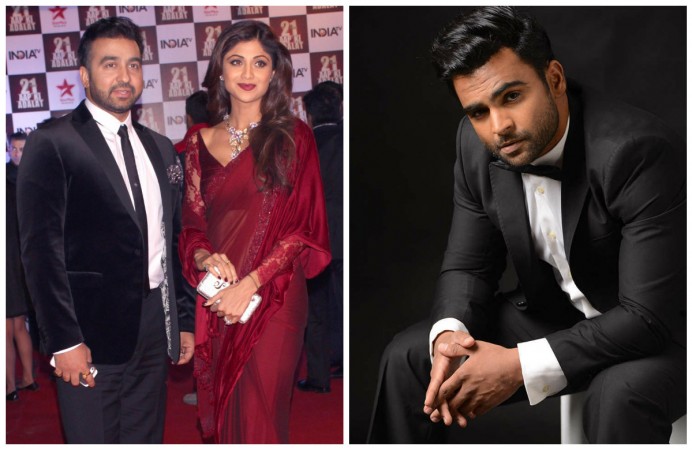 Raj Kundra, Shilpa Shetty (left), Sachiin Joshi (right) Raj Kundra, Shilpa Shetty (left), Sachiin Joshi (right)
