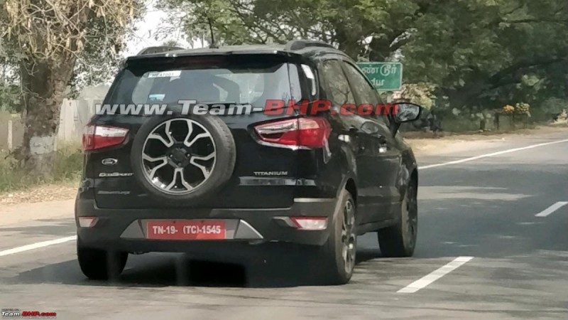 Ford EcoSport Signature Edition spotted near Chennai. Ford EcoSport Signature Edition