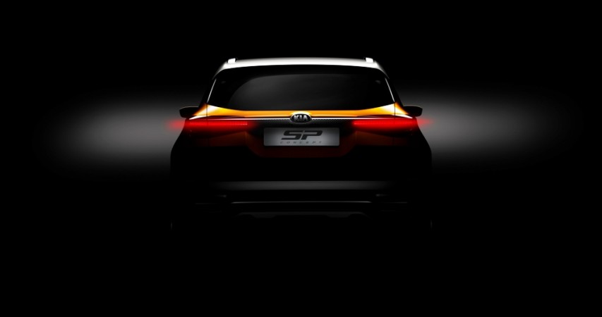 Kia SP concept teaser Kia SP concept teaser