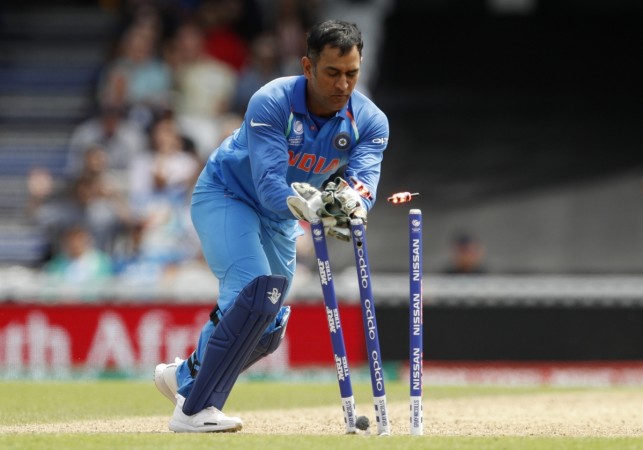 MS Dhoni. MS Dhoni