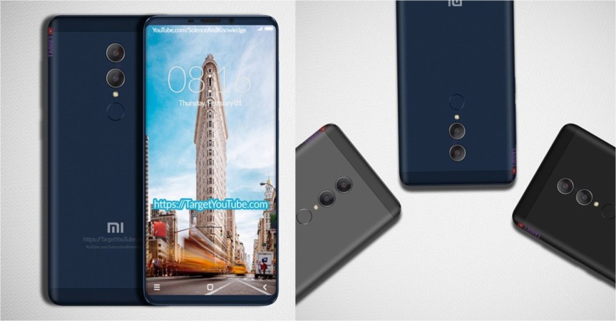 Leaked renders of Xiaomi Redmi Note 5. Xiaomi Redmi Note 5
