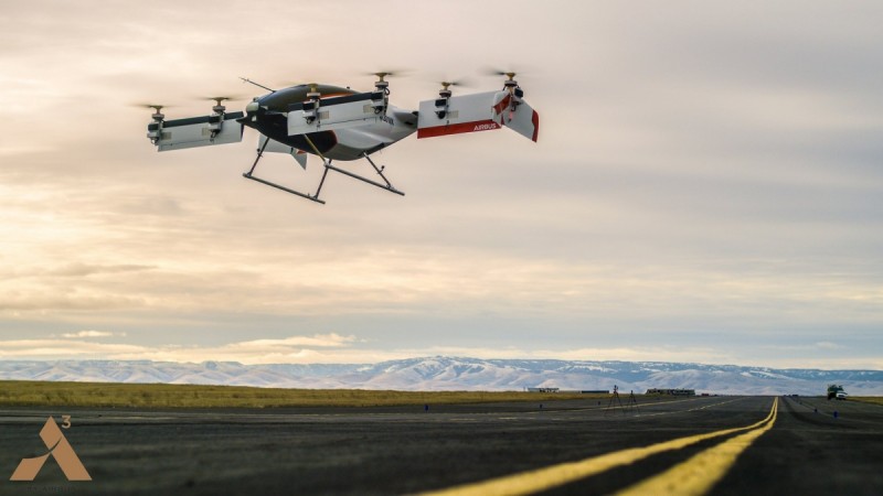 Airbus Vahana first flight