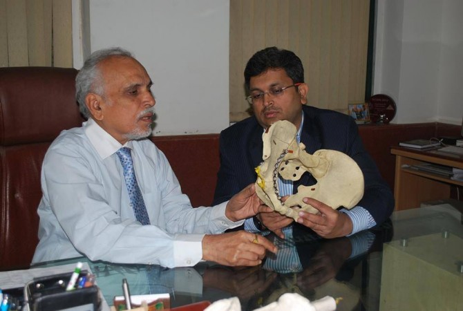In picture: Dr Sushrut Babhulkar (right) with his father Dr Sudhir Babhulkar. Dr Sushrut Babhulkar