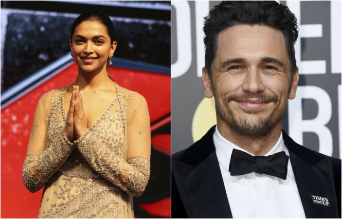 Deepika Padukone (L), James Franco Deepika Padukone, James Franco