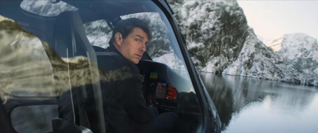 A still from the Mission: Impossible 6 trailer Tom Cruise