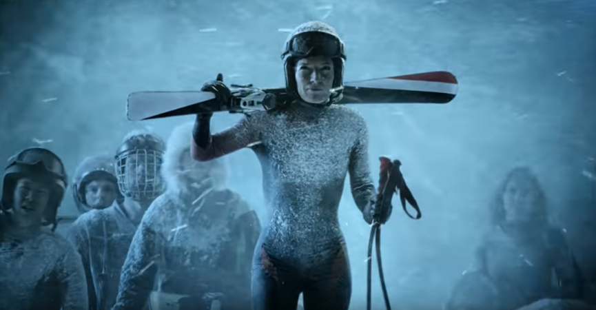 A scene for the BBC trailer for the 2018 Winter Olympics. bbc winter Olympics trailer