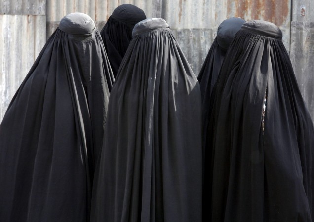 Saudi Arabian woman arrested- Representational image. Burqa-clad women arrive to see off their relatives who are leaving Ahmedabad for Mecca. Saudi Arabian woman arrested